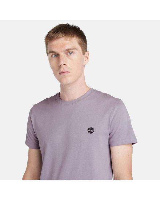 Timberland Purple Dunstan River T-shirt for men