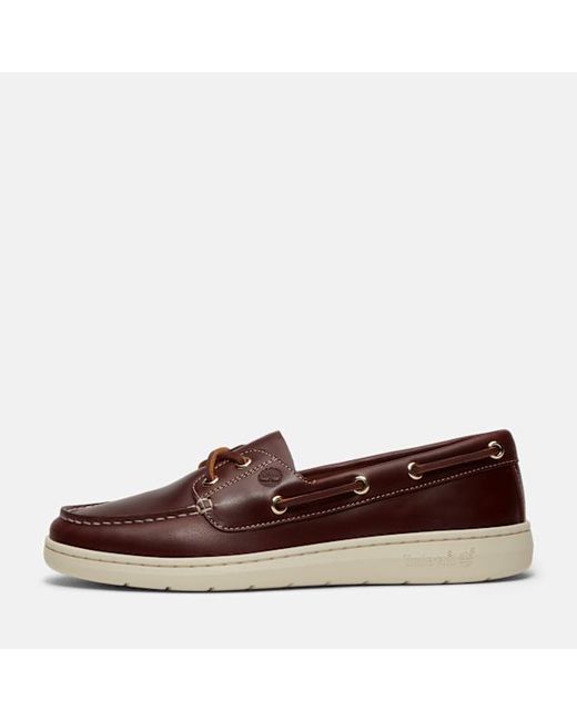 Timberland Brown Portofino Pier Boat Shoe For