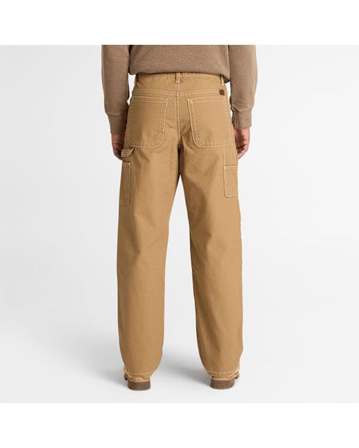 Timberland Natural Rindge Canvas Carpenter Trouser For for men