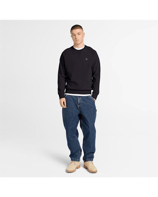 Timberland Black Exeter River Crewneck Sweatshirt For for men