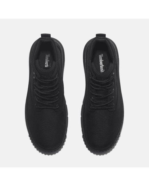 Timberland Black Greyfield Mid Boot For