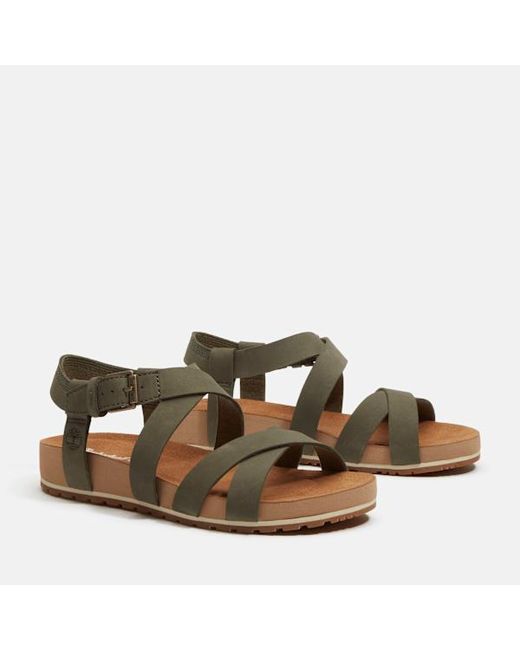 Timberland Brown Malibu Waves Backstrap Sandal For