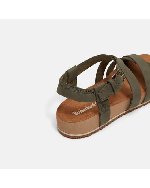 Timberland Brown Malibu Waves Backstrap Sandal For