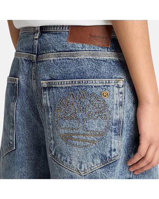 Timberland Blue Denim Jorts for men
