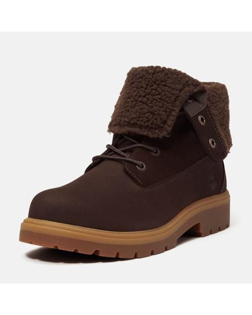 Timberland Brown Auburn Falls Warm-Lined Waterproof Boot For