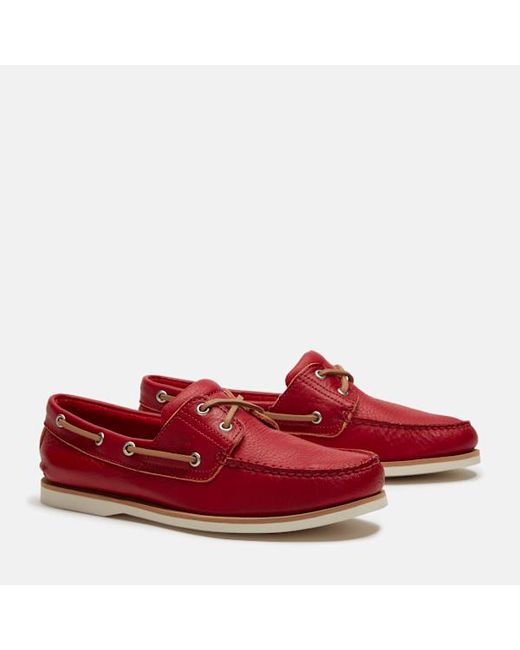 Timberland Red Lake House Classic 2-Eye Boat Shoe For for men