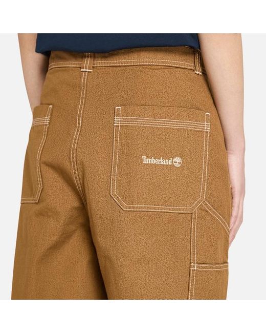 Timberland Blue All Gender Washed Duck Canvas Carpenter Trouser