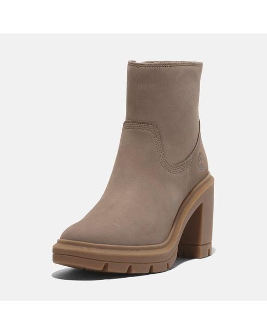 Timberland Brown Allington Heights Mid Zip Boot