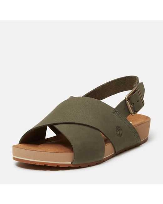 Timberland Green Malibu Waves Basic Backstrap Sandal For