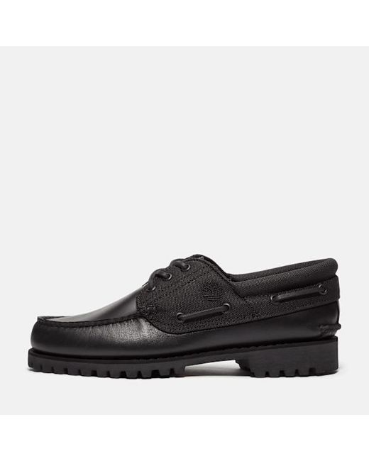 Timberland Black Authentic Boat Shoe For for men