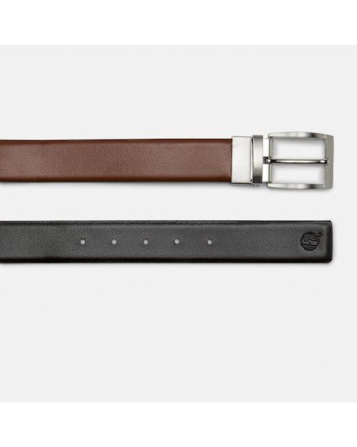 Timberland Brown Orrington Reversible Leather Belt For for men