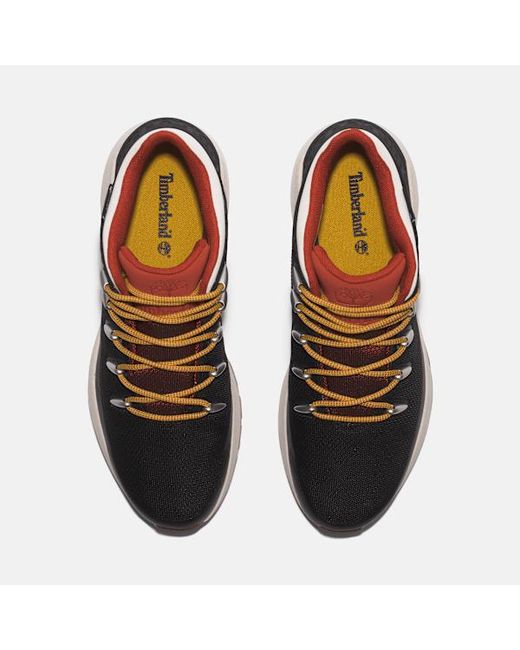 Timberland Black Sprint Trekker Mid Waterproof Trainer For for men