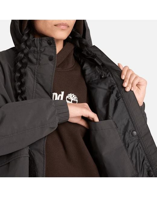 Timberland Gray Waterproof Shell Jacket For