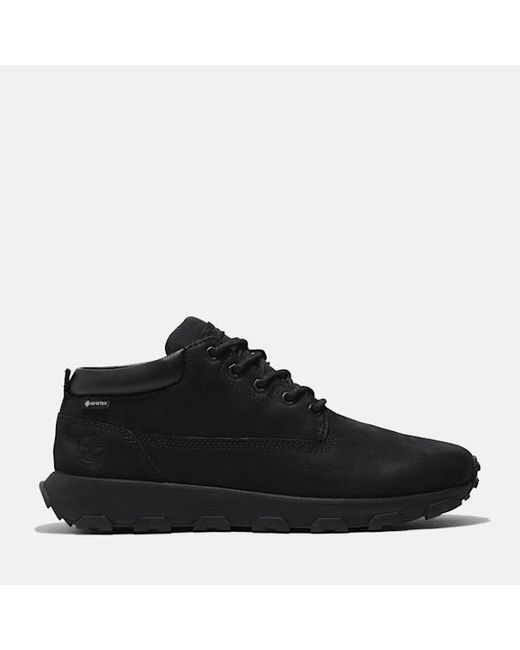 Timberland Black Winsor Park Mid Gore-Tex Trainer For for men