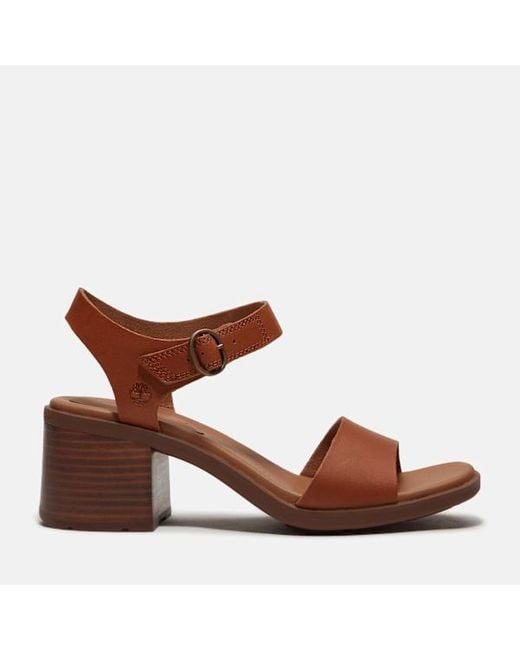 Timberland Brown Bellevaux Backstrap Sandal For