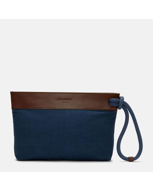 Timberland Blue Canvas Pouch