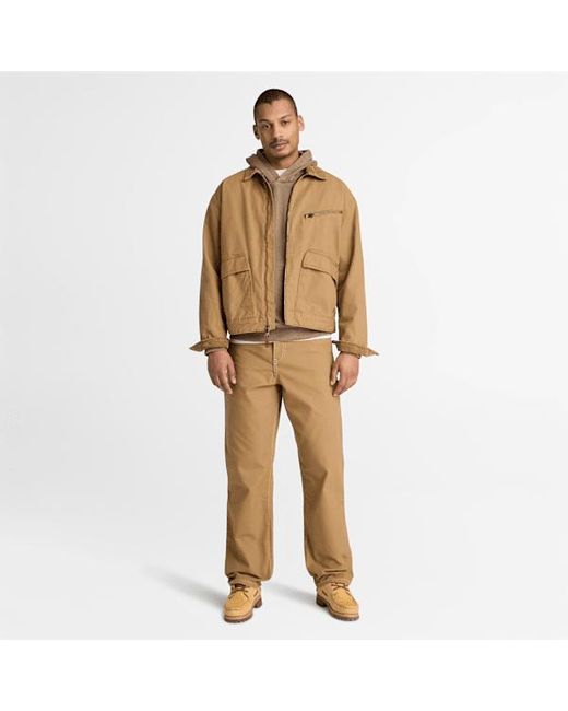 Timberland Natural Rindge Canvas Carpenter Trouser For for men