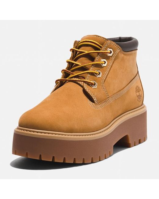 Timberland Brown Stone Street Mid Waterproof Boot For
