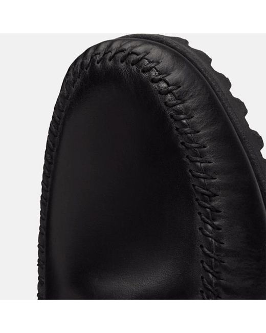 Timberland Black Road Trip 3-Eye Lug Handsewn Boat Shoe For for men