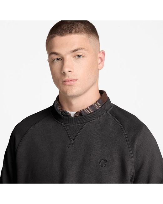 Timberland Black Exeter River Crew Sweatshirt For for men