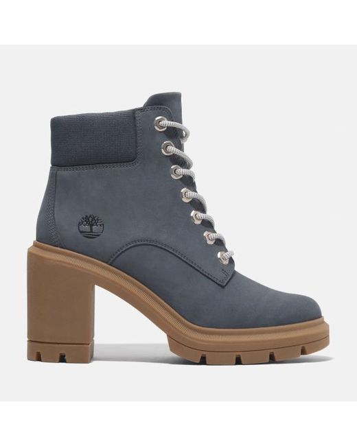 Timberland Allington Heights Lace-up Boot For Women In Dark Blue, Woman, Blue, Size: 7.5