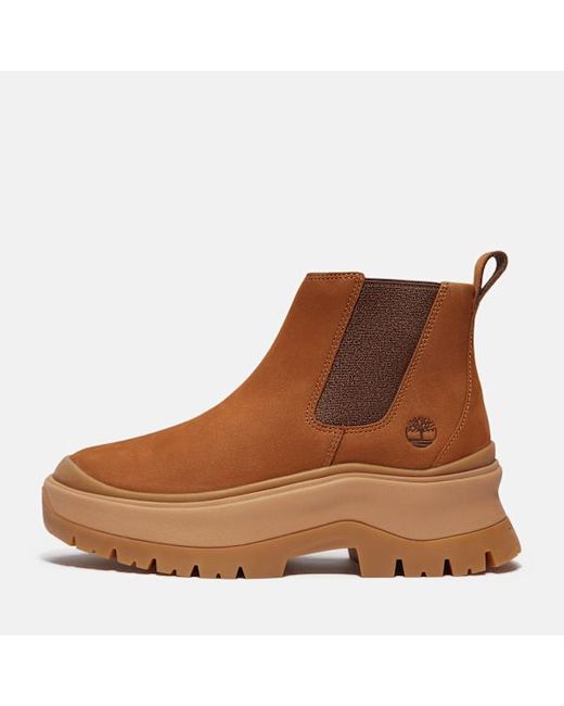 Timberland Roxie Lane Chelsea Boot For Women In Brown, Woman, Brown, Size: 3.5