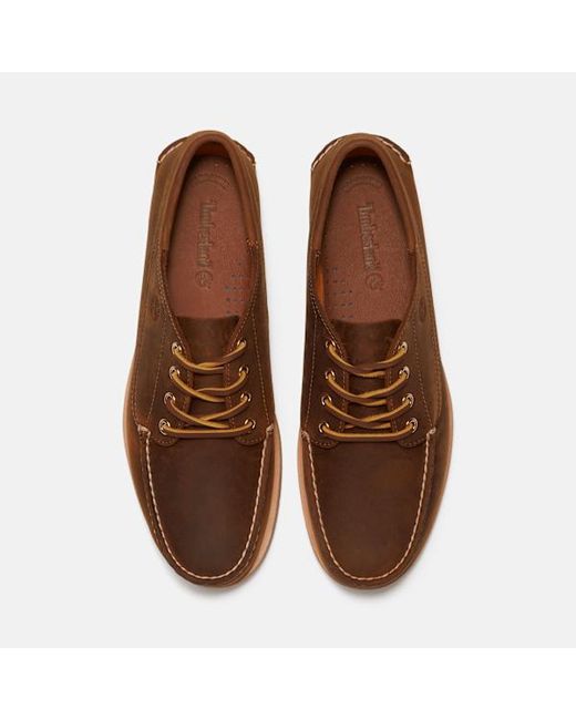 Timberland Brown Crafted Boat Shoe For for men