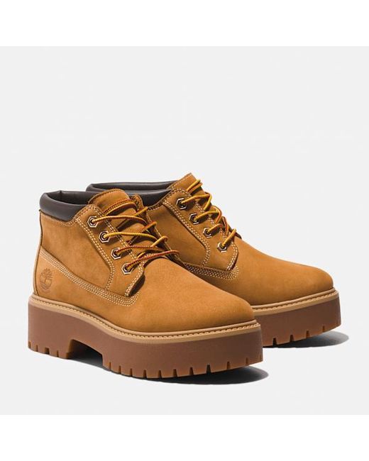 Timberland Brown Stone Street Mid Waterproof Boot For