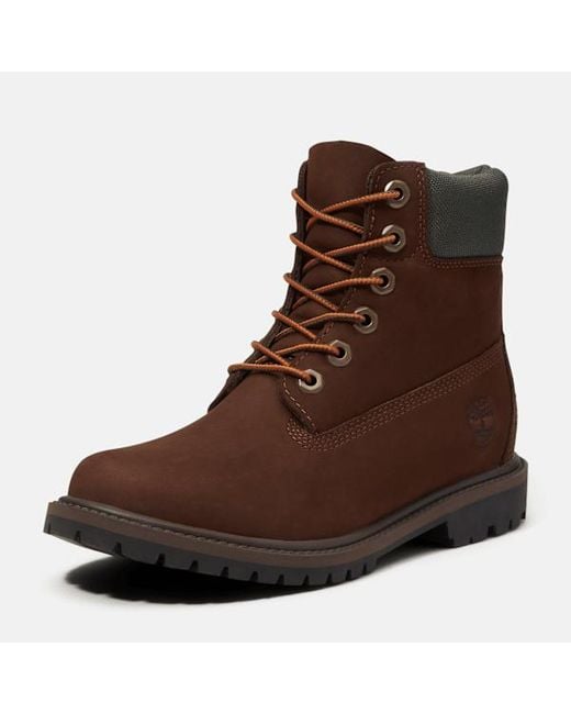Timberland Brown Premium 6-Inch Waterproof Boot For