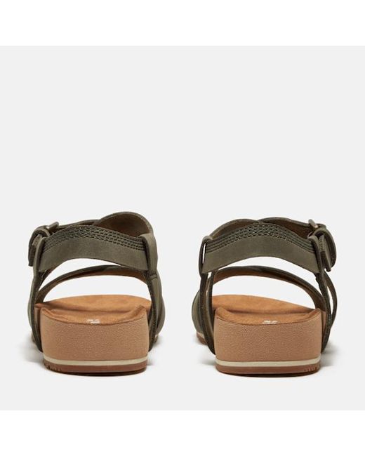 Timberland Brown Malibu Waves Backstrap Sandal For