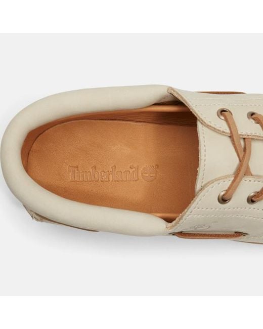 Timberland Natural Lake House 3-Eye Lug Boat Shoe For for men