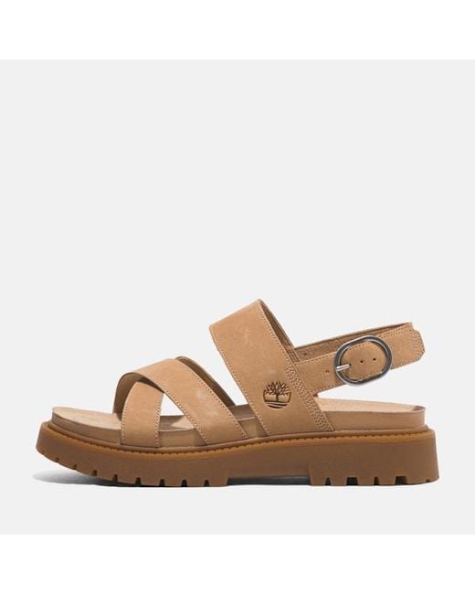 Timberland Brown Clairemont Way Backstrap Sandal For