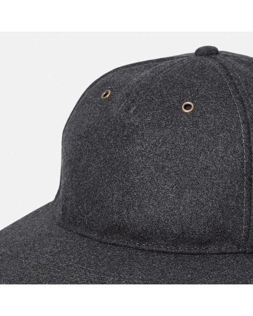 Timberland Black All Over Wool Baseball Cap