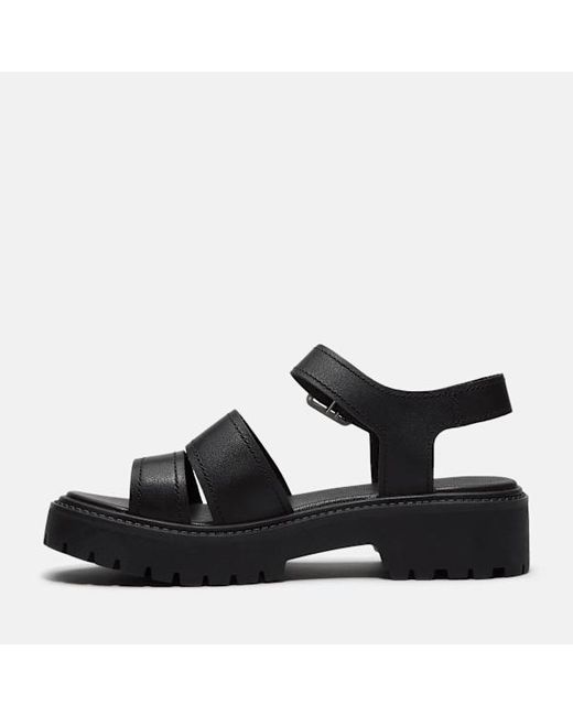 Timberland Black Gladiator Flat Sandal