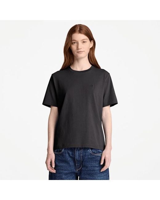 Timberland Black Crafted Crew Short-Sleeve T-Shirt For