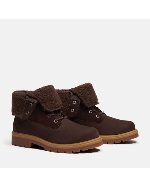 Timberland Brown Auburn Falls Warm-Lined Waterproof Boot For