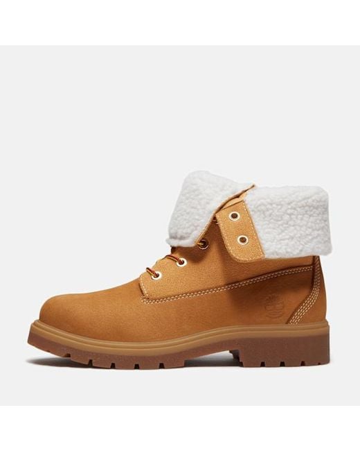 Timberland Brown Auburn Falls Warm-Lined Waterproof Boot For