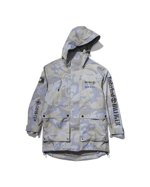 Timberland Gray Tommy Hilfiger X Reimagined Gore-tex Parka In Camo, Camo, Size: L for men