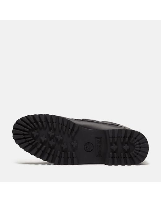 Timberland Black Road Trip 3-Eye Lug Handsewn Boat Shoe For for men