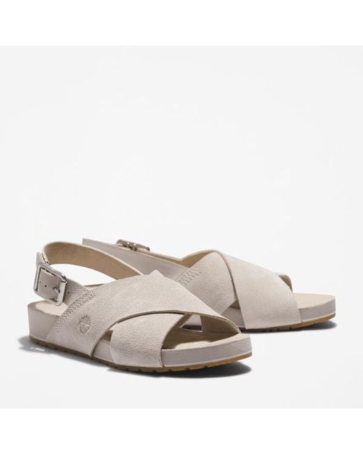 Timberland White Malibu Waves Basic Backstrap Sandal For