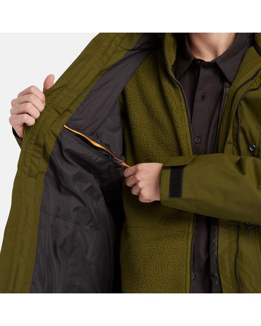 Timberland Green Benton Waterproof 3-in-1 Jacket for men