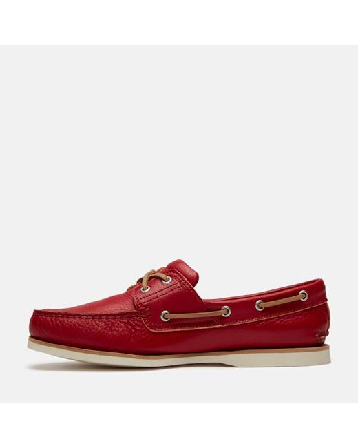 Timberland Red Lake House Classic 2-Eye Boat Shoe For for men