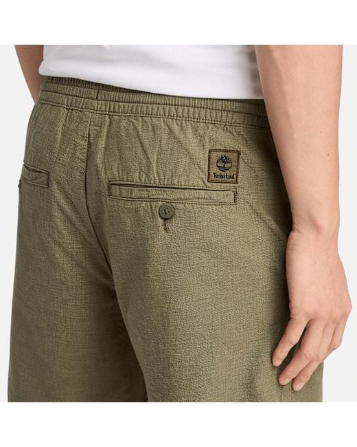 Timberland Green Claremont Cotton Short For for men