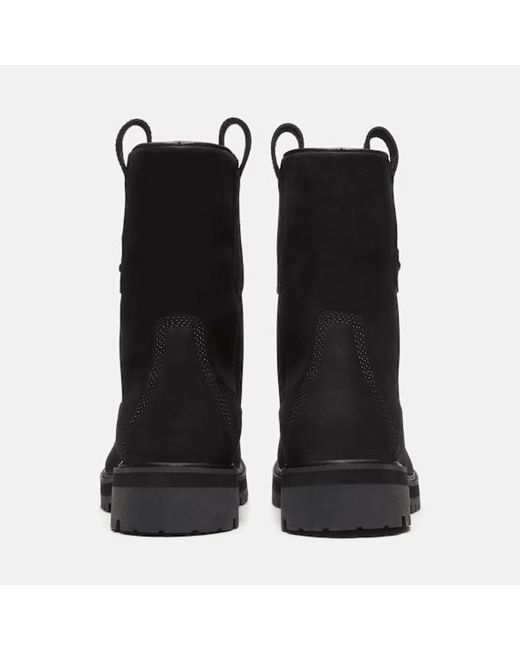 Timberland Black Heritage Mid Pull-On Boot For for men