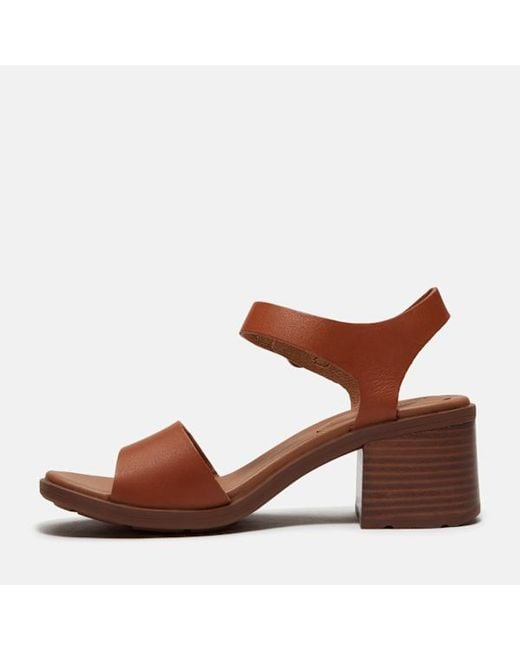 Timberland Brown Bellevaux Backstrap Sandal For