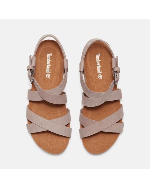 Timberland Brown Malibu Waves Backstrap Sandal For