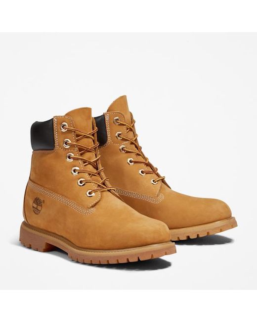 Timberland Brown Premium 6-Inch Waterproof Boot For