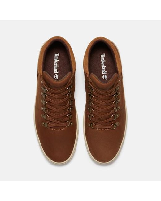 Timberland Brown Lisbon Hill Mid Trainer For for men