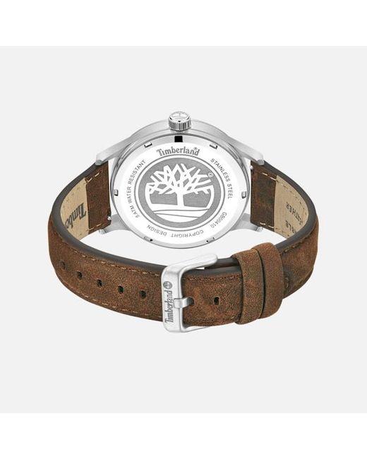 Timberland Blue Leather Strap Watch For for men