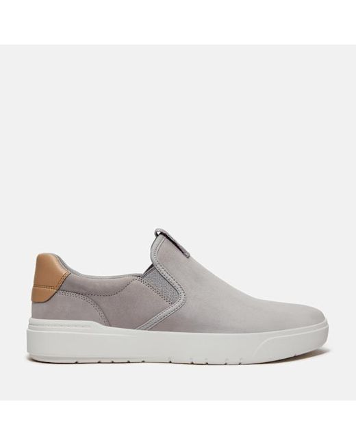 Timberland Black Seneca Bay Slip-on Trainer For Men In Grey, Man, Grey, Size: 6.5 for men
